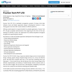 Fraction Tech PVT LTD - ePRNews