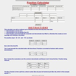 Fractions