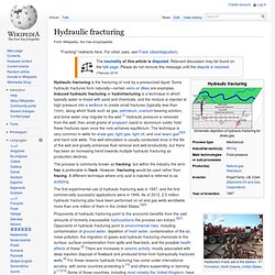 Wikipedia: Hydraulic fracturing