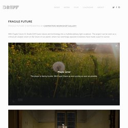 FRAGILE FUTURE — Studio Drift