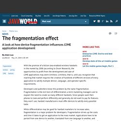 The fragmentation effect