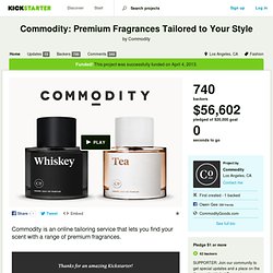Commodity: Premium Fragrances Tailored to Your Style by Commodity