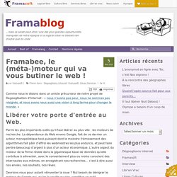 Framabee, le (méta-)moteur qui va vous butiner le web