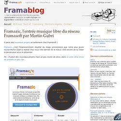 Framazic, l'entrée musique libre du réseau Framasoft par Martin Gubri