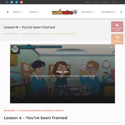 You've been framed - Lesson on responsible photo sharing
