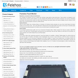 frameless lcd monitor