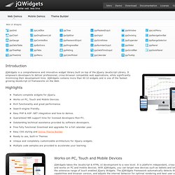 jQuery, JavaScript and HTML5 Plugins - jQuery Grid, jQuery DataGrid, Menu, jQuery Calendar, jQuery DateTimeInput, jQuery NumberInput, jQuery Vertical Menu, jQuery Context Menu, jQuery ListBox, jQuery DropDownList, jQuery TextBox, jQuery Button, jQuery Lin