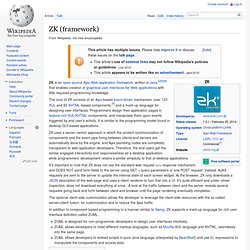 ZK (framework)