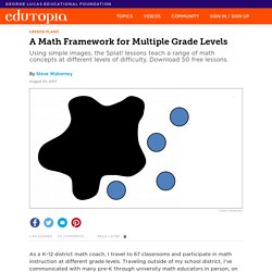A Math Framework for Multiple Grade Levels