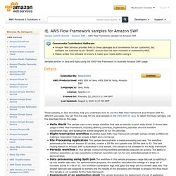 AWS Flow Framework samples for Amazon SWF : Sample Code & Libraries