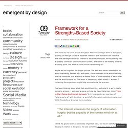 Framework for a Strengths-Based Society