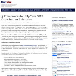 3 Frameworks to Help Your SMB Grow into an Enterprise