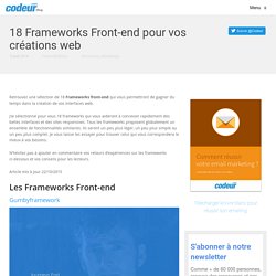 17 Frameworks Front-end pour vos créations web