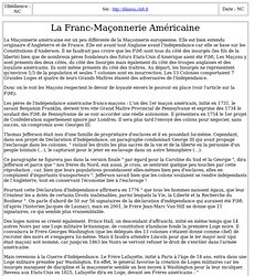 3058-4 : La Franc-Maçonnerie Américaine