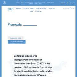 Rapport du GIEC sur les conséquences d’un réchauffement planétaire de 1,5 °C