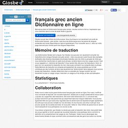 Français-Grec ancien Dictionnaire, Glosbe