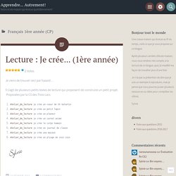 Français 1ère année (CP) – Apprendre… Autrement!