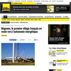 Béganne, le premier village français en route vers l'autonomie énergétique