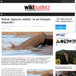 Pollué, labouré, oublié : le sol français disparaît !