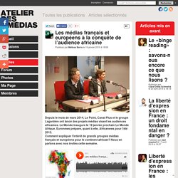 Les médias français et européens à la conquête de l’audience africaine