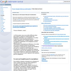 Français - Google Webmaster Help