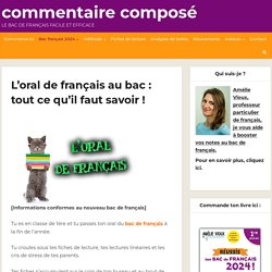 L'oral de français au bac : la méthode simple en 4 étapes