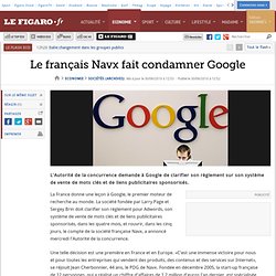 Sociétés : Le français Navx fait condamner Google