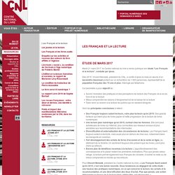 Les Français et la lecture - Études et rapports du CNL - Ressources - Site internet du Centre national du livre