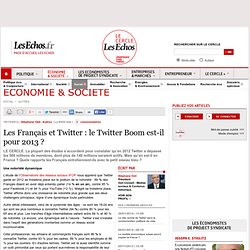 Les Français et Twitter : le Twitter Boom est-il pour 2013