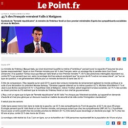 45 % des Français verraient Valls à Matignon