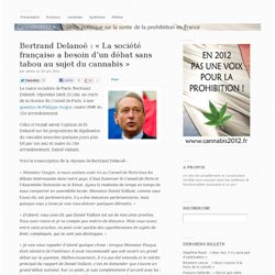 Bertrand Delanoë : « La société française a besoin d’un débat sans tabou au sujet du cannabis »