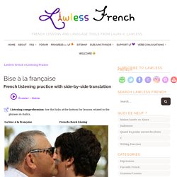 Bise à la française - French listening comprehension