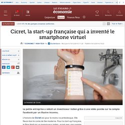 Cicret, la start-up française qui a inventé le smartphone virtuel