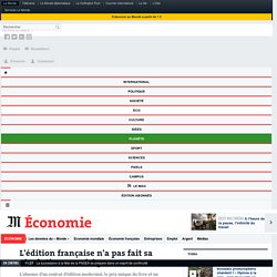 L'édition française n'a pas fait sa révolution numérique