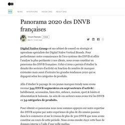 Panorama 2020 des DNVB françaises - DigitalNativeGroup - Medium