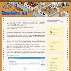 Zoom sur 4 offres françaises : Xwiki, SeeMy, Jamespot et blueKiwi
