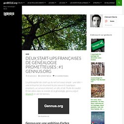 Start-ups françaises de généalogie : #1 gennus