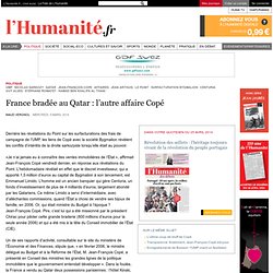 France bradée au Qatar : l’autre affaire Copé