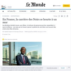 En France, la carrière des Noirs se heurte à un mur