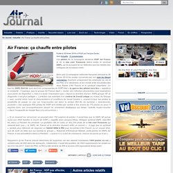 Air France: ça chauffe entre pilotes