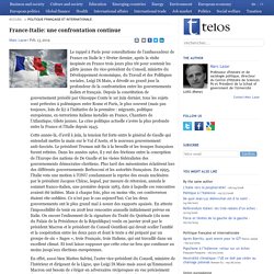 France-Italie: une confrontation continue