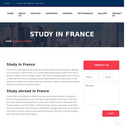 France study visa consultant in Mohali