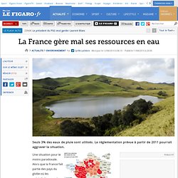 [2010] La France gère mal ses ressources en eau