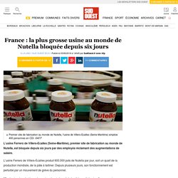 France : la plus grosse usine au monde de Nutella bloquée depuis six jours