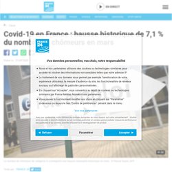 Document 1 a - Covid-19 en France : hausse historique de 7,1 % du nombre de chômeurs en mars