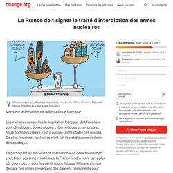 Emmanuel Macron: La France doit signer le traité d'interdiction des armes nucléaires