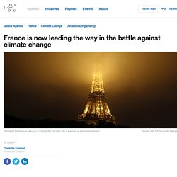 France is now leading the way in the battle against climate change