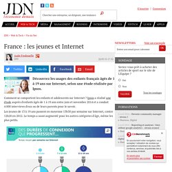 Chiffres-clés - internautes : Jeunes (France)