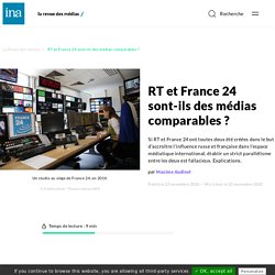RT et France 24 sont-ils des médias comparables ?