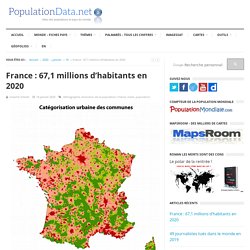 France : 67,1 millions d'habitants en 2020
